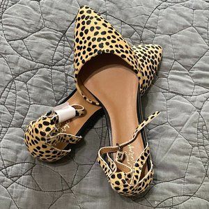 Crown Vintage Leopard Print Flats